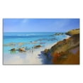 thumbnail image 3 of 18x11 On the Back Beach Sorrento by Craig Trewin Penny PrintOnCanvasFabric White, 3 of 3