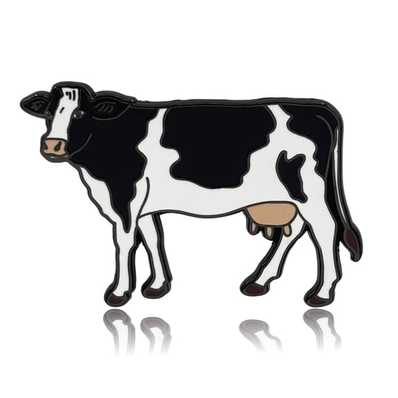 Holstein Cow Enamel Pin - Clayton Jewelry Labs