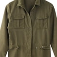 thumbnail image 3 of SAYOO Mujer Mono Ropa Manga Larga Camisa Cuello Moda Mono Largo SAYOO S-XL, 3 of 5