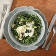 thumbnail image 4 of Gibson Elite Malibu Shore 16 Piece Scallop Stoneware Reactive Glaze (Service for 4) Ceramic Plates and Bowls Dinnerware Set - Blue, 4 of 12