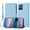 Light Blue, variant on Phone Case for Motorola Moto G54 PU Lether Card Slots Holder Litch Pattern Flip Folio Wallet