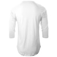 thumbnail image 3 of Ma Croix Men's Basic Baseball Raglan 3/4 Sleeve T-Shirts, 3 of 5