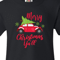 thumbnail image 4 of Inktastic Merry Christmas Ya'll with Red Car and Tree Youth T-Shirt, 4 of 5