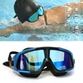 thumbnail image 1 of Gafas de natación con protección UV y lentes antivaho, antideslizantes, fáciles de ajustar, cómodas gafas de silicona, 1 of 3
