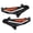 White, variant on Riousery 2Pcs Motorcycle Indicator Light Waterproof Super Bright LED Pilot Lamp Replacement for Honda RS150R RS150 V1 V2 Red Eye White Light (13.78 in / 35 cm)
