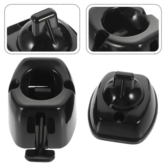 Hytrove Rv Travel Door Latch Holder Black 1Set