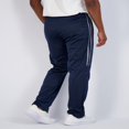thumbnail image 3 of 3 Pack  Men‘s Active Athletic Casual Tricot Open Bottom Sweatpants with Pockets (Available In Big & Tall), 3 of 6