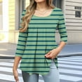 thumbnail image 2 of Women's Casual Short Sleeve Round Neck Tops Shirts Blouses Solid Color Soft Comfortable Daily Wear Work Office Vacation Outfits Fashion Essential Gift for Women | CSEONE,Green XL, 2 of 8