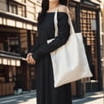 thumbnail image 5 of CNV 1-Pack to 6-Pack Available Standard 14"x15" Premium Canvas Tote Bags,Load 55lbs,Reusable canvas bag made of 6oz of natural canvas with Handles for Gift-Giving,Work,DIY Projects,Shopping(1 Pack), 5 of 9