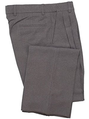 Adams Pants Umpire BBSB Combo Flat Front Polyester/Spandex Heather Grey 40 
