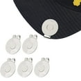 thumbnail image 3 of 9 Pcs Golf Ball Marker, Magnetic Disc Hat Marker Holder Clip for Men Women Golfer Gifts, 3 of 8