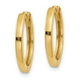 thumbnail image 2 of 14K Yellow Gold Earring Hinged Huggie Women'S 11 mm 1.5, 2 of 4