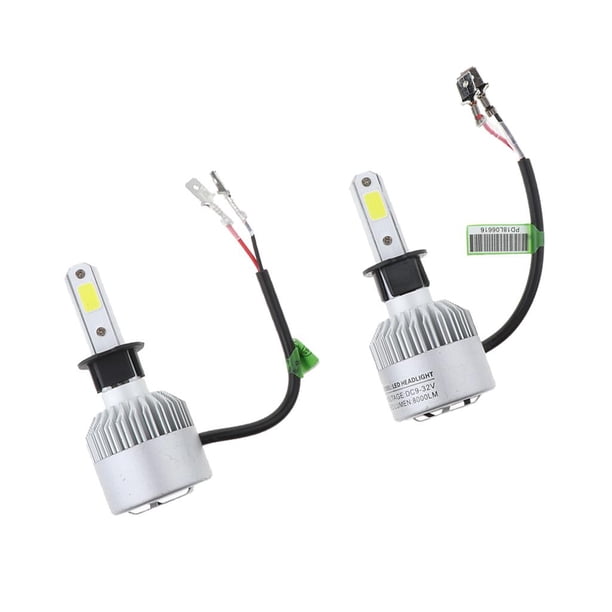 2x LED Bombillas Brillante 6500K Lámpara de Conducción para Coche
