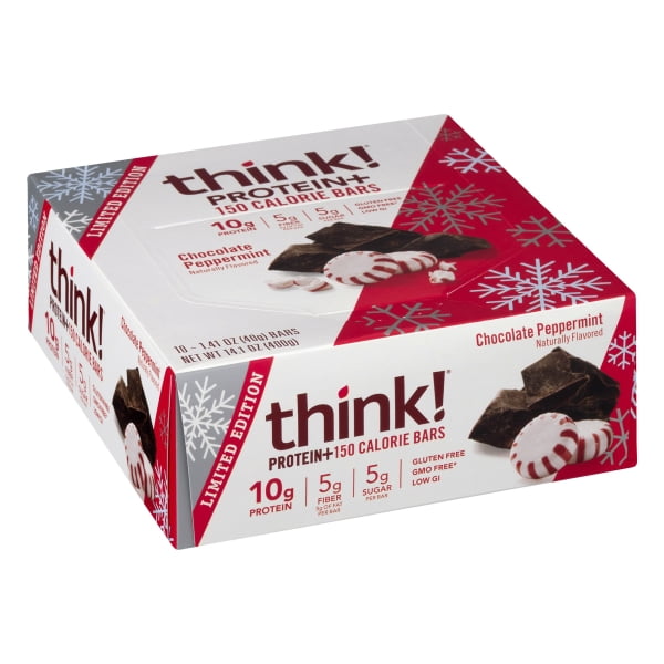 thinkThin Protein & Fiber Bars Dark Chocolate Peppermint 10 CT1.41 CT