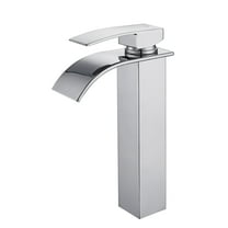 Eisen Home Raina 10" Single Hole Vessel Sink Bathroom Faucet Polished chrome Chrome Finish