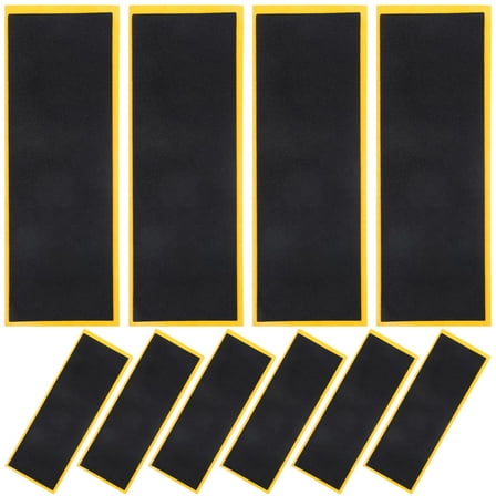 PBPBOX 10Pcs Fingerboard Grip Tape Durable Black Foam Non Skid Tape for Finger Skateboard