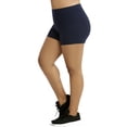 thumbnail image 3 of LAVRA Womens Regular &Plusr Size Shorts Athletic Bike Cotton Short Yoga Bottoms, 3 of 4