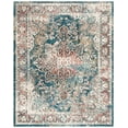 thumbnail image 2 of Safavieh Carlyle Blaine Medallion Area Rug, Turquoise/Ivory, 8' x 10', 2 of 12