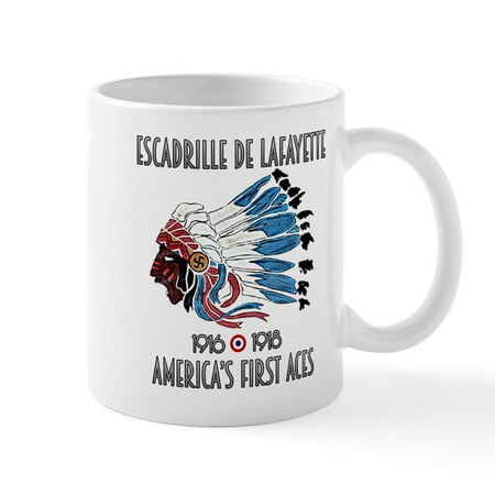 

CafePress - Lafayette Escadrille Mugs - 11 oz Ceramic Mug - Novelty Coffee Tea Cup