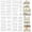 style 2, variant on Hzzsbu 1Set Water Soluble Embroidery Pattern Pre-Printed Hand Sewing Stabilizers Self Adhesive Stick Stencils Flower Stitch for Embroidery Beginners
