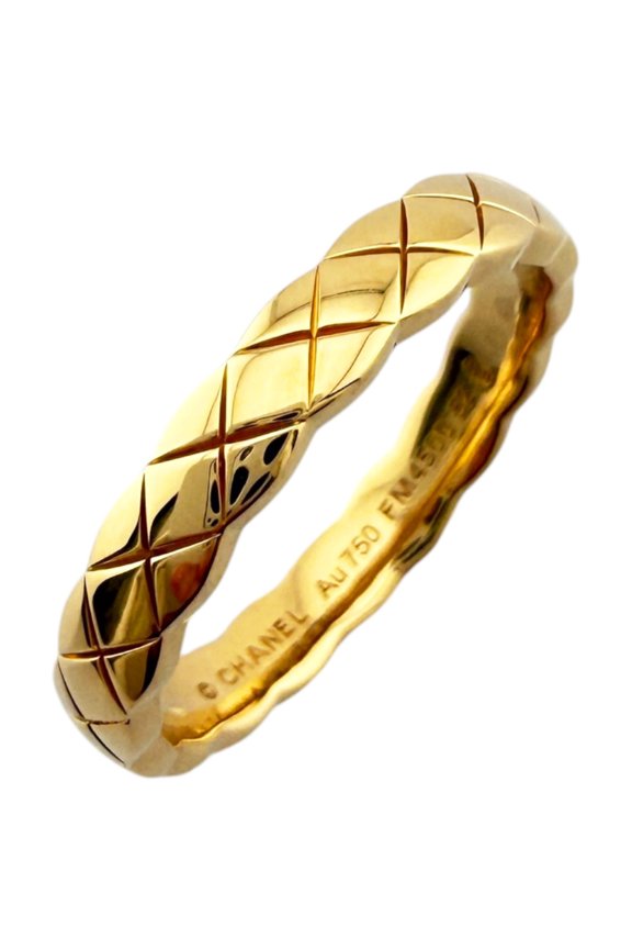 Pre-Owned Chanel Coco Crush Ring, 18K Yellow Gold, Women's CHANEL