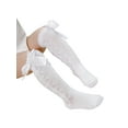 thumbnail image 4 of Arvbitana Baby Girls Knee High Socks, Cable Knit Cotton Socks with Bow, 4 of 7
