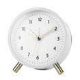 thumbnail image 1 of Reloj silencioso de escritorio nórdico, reloj despertador sencillo para dormitorio, sala de estar, 1 of 6