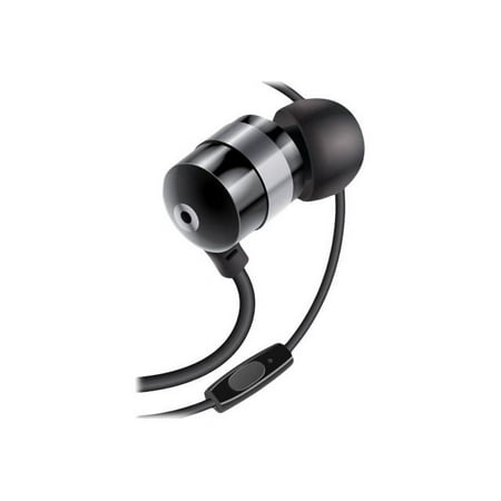 GOgroove - AudiOHM HF Wired In-Ear Headphones - Black