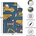 thumbnail image 5 of Hand Draw Engineering Cars Kitchen Dish Towels Set of 1, Cartooon Excavator Dump Truck Washable Tea Towels Dishcloths Lint-Free 18x28 Inch Fast Drying for Kitchen Restaurant Bar Clean, 5 of 7