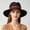 A_ Black, variant on Womens Foldable Wide Brim Sun Hat for Summer Lakeside Picnic with Side Bow Accent for Road Trip Park Visit Lightweight Shape Retention UV Shield Casual Headwear Black