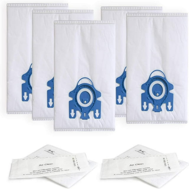 20 Packs Airclean GN 3D Bags Compatible with Miele S2 S5 S8 Classic C1 Complete C2 and Complete C3 Series Canister Vacuum Cleaner