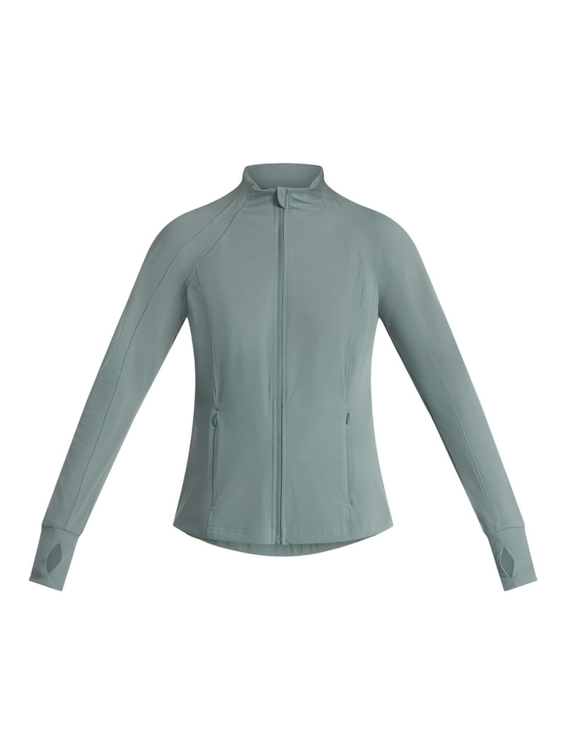 Avia Women's and Women's Plus SoftSculpt Zip Up Active Jacket