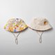 thumbnail image 4 of Sombrero de pescador con sombrilla para niños de primavera y verano de doble cara, sombrero de sol de algodón transpirable para bebés, 4 of 5