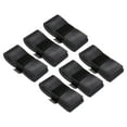 thumbnail image 1 of Unique Bargains 43.3' Absorb Sweat Non-Slip PU Tennis Racket Overgrip Tape Wraps Black 6 Pack, 1 of 6