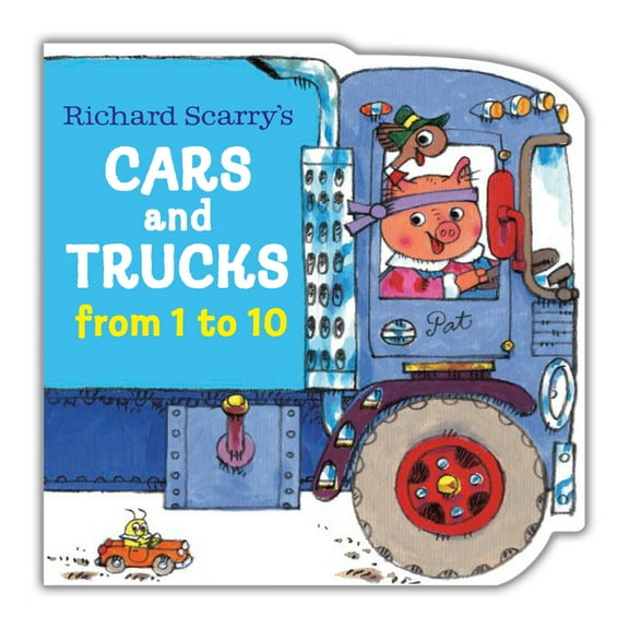 A Chunky Book(R): Richard Scarry's Cars and Trucks from 1 to 10 (Board book)