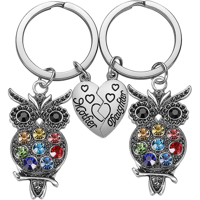 Regalos para madre e hija: 2 llaveros para mamá, regalos de Navidad para mamá de hija, regalos para el día de la madre para madre de hija, regalos para mamá, regalos para hija TUNC Sencillez