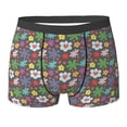 thumbnail image 6 of Men's Boxer Briefs, Love Daisies Flowers Soft Comfy Mens Underwear Boxer Briefs Breathable With Widen Waist, 6 of 7