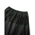 thumbnail image 5 of Jkerther  Women Lace Half Slip Skirt Pleated Skirt Flowy Y2K Floral Ruffled Lace Trim Long Slip Skirts Extender Underskirt, 5 of 8