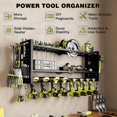thumbnail image 2 of Organisateur d'Outils Électriques Mural Support de Rangement pour Perceuse Sans Fil Support de Perceuse Couches Support de Rangement pour Outils Électriques Robuste, 2 of 7