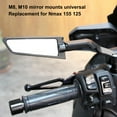 thumbnail image 4 of Ala de espejo retrovisor de la Motocictleta, ala de viento del espejo lateral de la motocetreta Ajusta sin costuras para nmax 155 125, 4 of 7