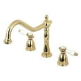 thumbnail image 6 of Kingston Brass KB1792BPLBS Widespread Kitchen Faucet, Polished Brass, 6 of 7