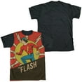 thumbnail image 2 of Dc Flash - Vintage Comic Flash - Short Sleeve Black Back Shirt - Small, 2 of 4