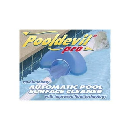 pooldevil pro automatic pool surface dirt and leaf skimmer cleaner
