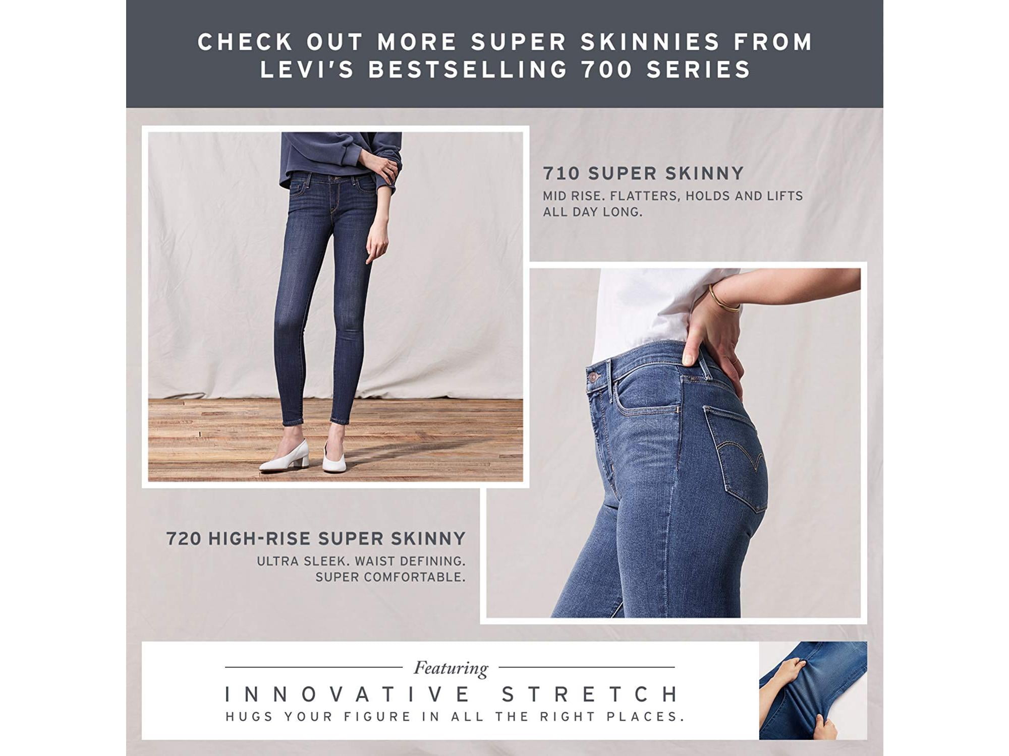 levi's women's 535 super skinny jeans