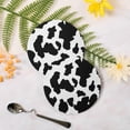 thumbnail image 3 of GZHJMY Cow Print Round Coaster, 4 Pcs Heat Resistant Absorbent Drink Coaster for Kitchen Bar Cafe Decor, 3 of 7