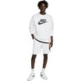 thumbnail image 4 of Nike Men's Sportswear Club Fleece Graphic Crewneck Sweatshirt (White, S), 4 of 4