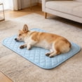 thumbnail image 6 of Pet Cooling Mat Cloth Summer Sleeping Pad Foldable Cool Bed for Cats Dogs Crate Sofa Car Travel Indoor Outdoor Washable Breathable Portable Chill Pad Home Summer Relief Travel Rest Pad Cozy Chill Pad, 6 of 6