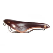 Swift Mens Saddle - Antique Brown - Chrome Steel