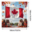 thumbnail image 3 of Interesting Square Banner Decoration For Canada Day Happy Canada Day 2025 Garage Banner 70 Inches, 3 of 5