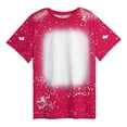 thumbnail image 1 of B91xZ T-Shirt Graphique Classique à Manches Courtes Col Rond pour Filles, Rose Vif 8-9 Ans, 1 of 3